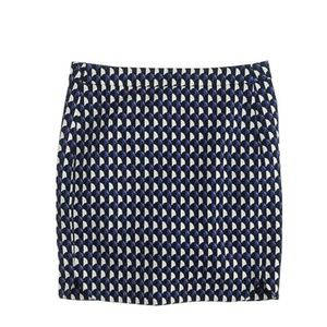 J. Crew jet-set geo mini skirt 8